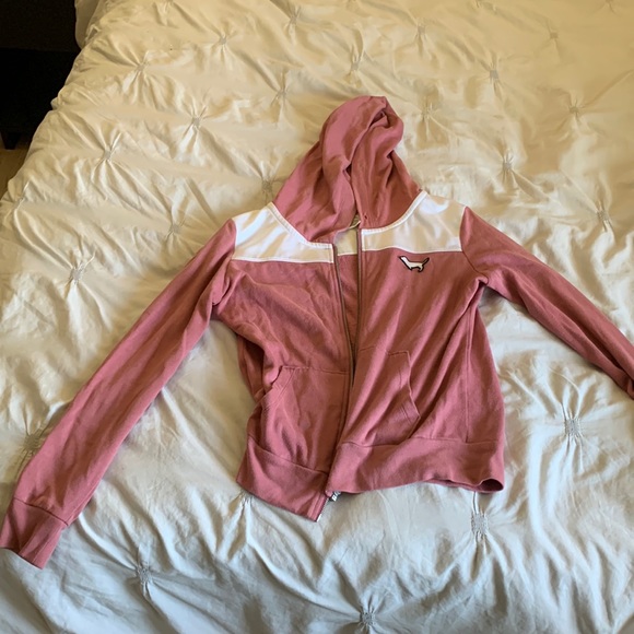 PINK Zip Up Jacket - Picture 1 of 3
